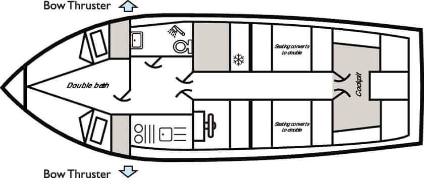 Boat plan for Bernadette ll at Bygone Boating
